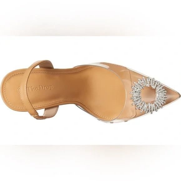 The Drop Women's Klara Clean Pointed Toe Sandals - Picture 6 of 10